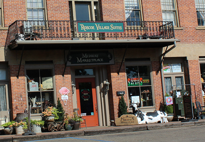 Medbery_Marketplace_Coshocton_Ohio_Roscoe_Village-history